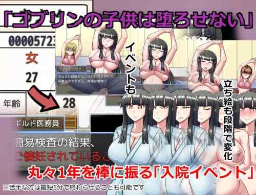 【同人エロゲ】妊娠腹ボテ出産流産とか生々しくて苦手なんだけど結構人気ジャンルなんだな